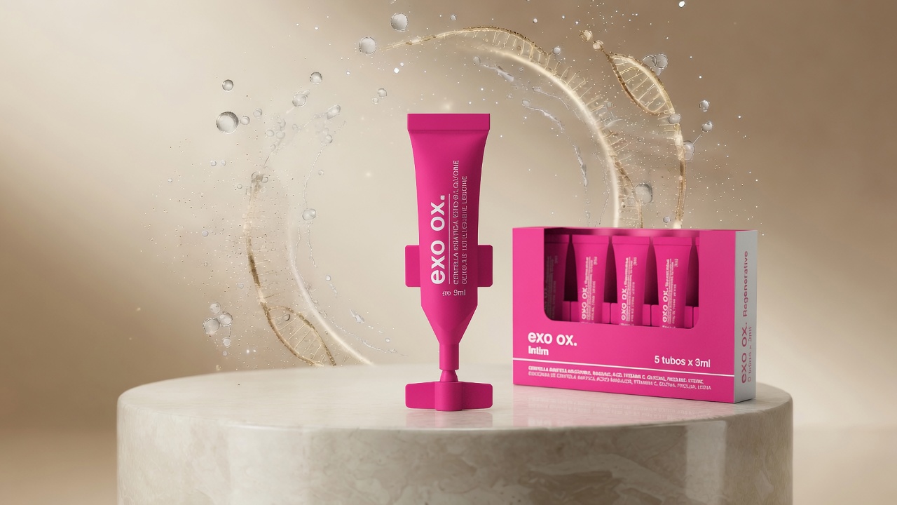 Exo Ox Intim Serum - exosomas vegetales en Valencia, Centella Asiática y CBD para salud íntima