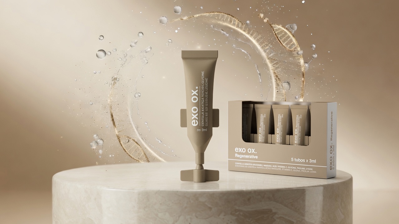 Exo Ox Regenerative Serum - exosomas vegetales en Valencia, Centella Asiática para medicina estética