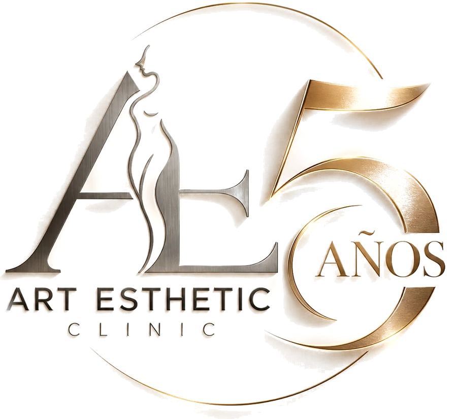 Logotipo del 5.º aniversario de Art Esthetic Clinic